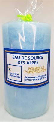 Eau de source des Alpes